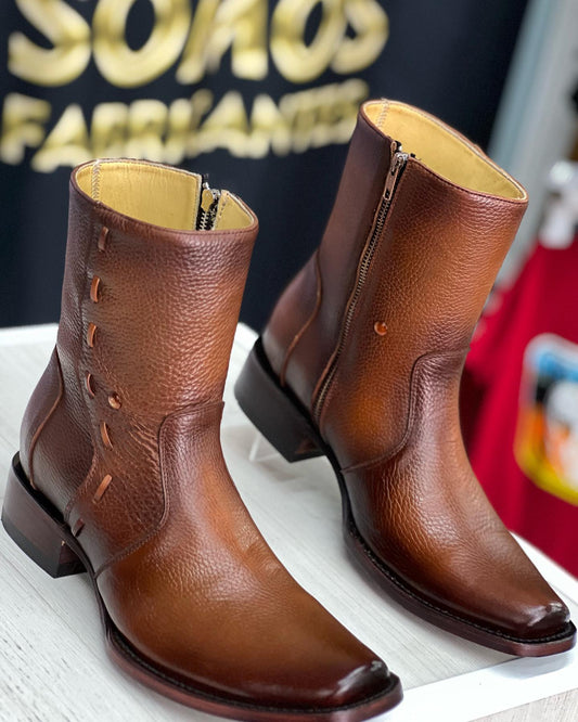 Italian leather handmade cowboy boots