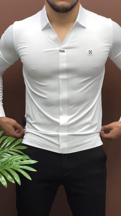 Italian Men's Fashion Simple Shirt Z