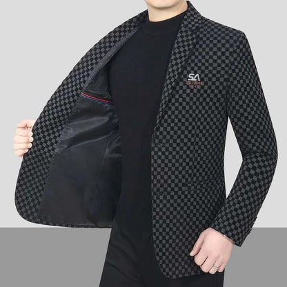 Men's Italian all-match slim fit business jacket