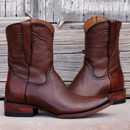 Authentic handmade deerskin boots