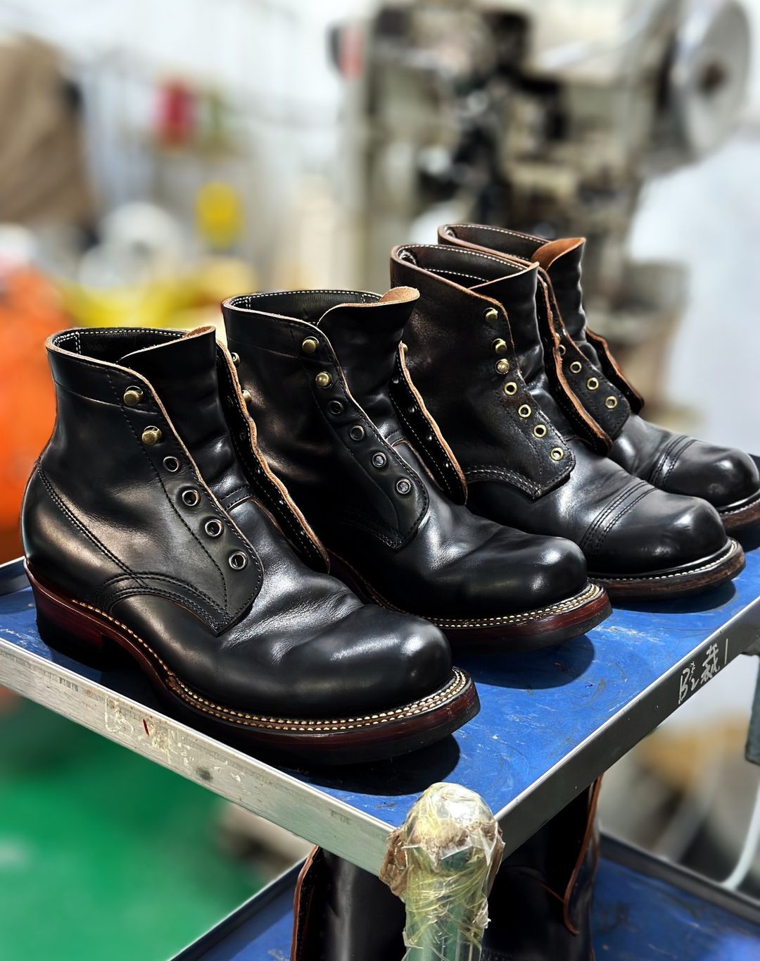 Italian handmade cowhide boots-B23602