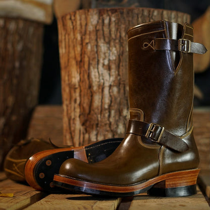 Premium Cowhide Leather Champion Boots