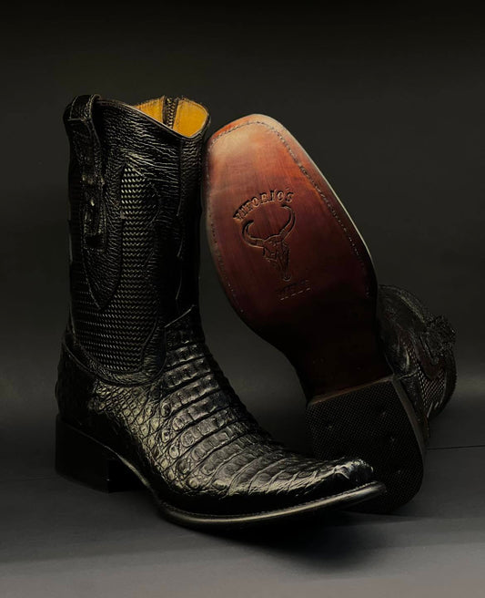 Cowboy Handmade Crocodile Leather Boots