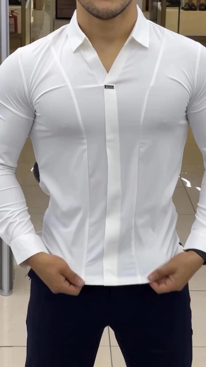 Italian Men's Fashion Simple Shirt