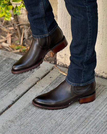 lucchese original deerskin cowboy boots