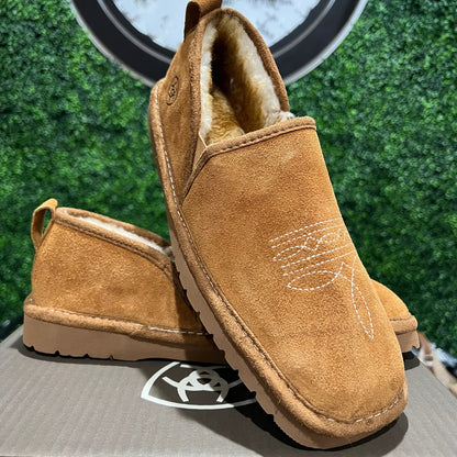 Men's Suede Cowboy Slippers