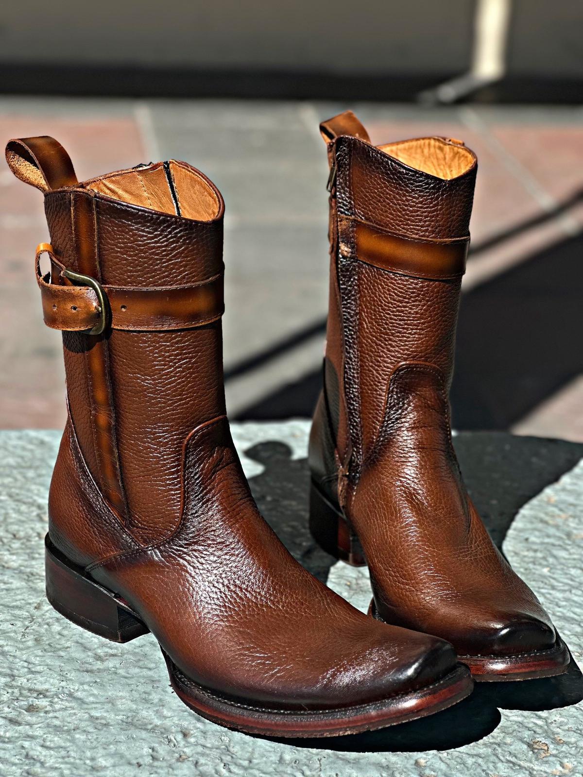 2024 Men's Handmade Leather Cowboy Boots