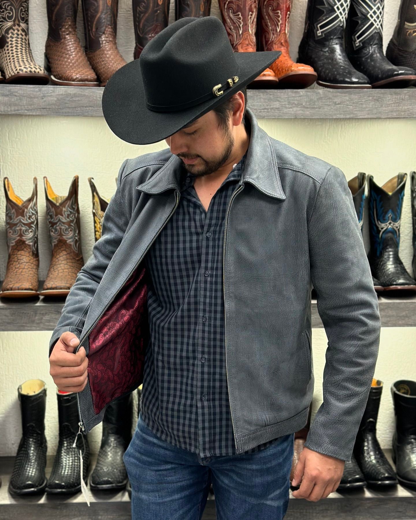 Men's versatile cowboy jacket