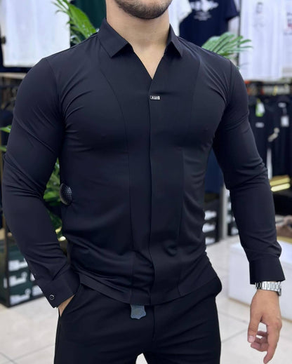 Italian Men's Fashion Simple Shirt