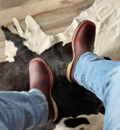 Handmade cowhide cowboy western boots