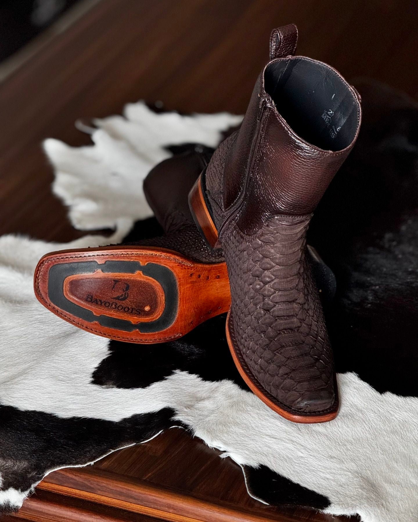 Western Python Cowboy Boots