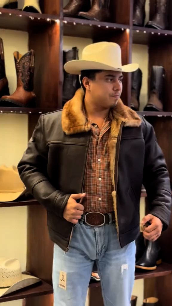 Western cashmere cowboy jacket